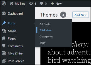 Adding posts to your WordPress site
