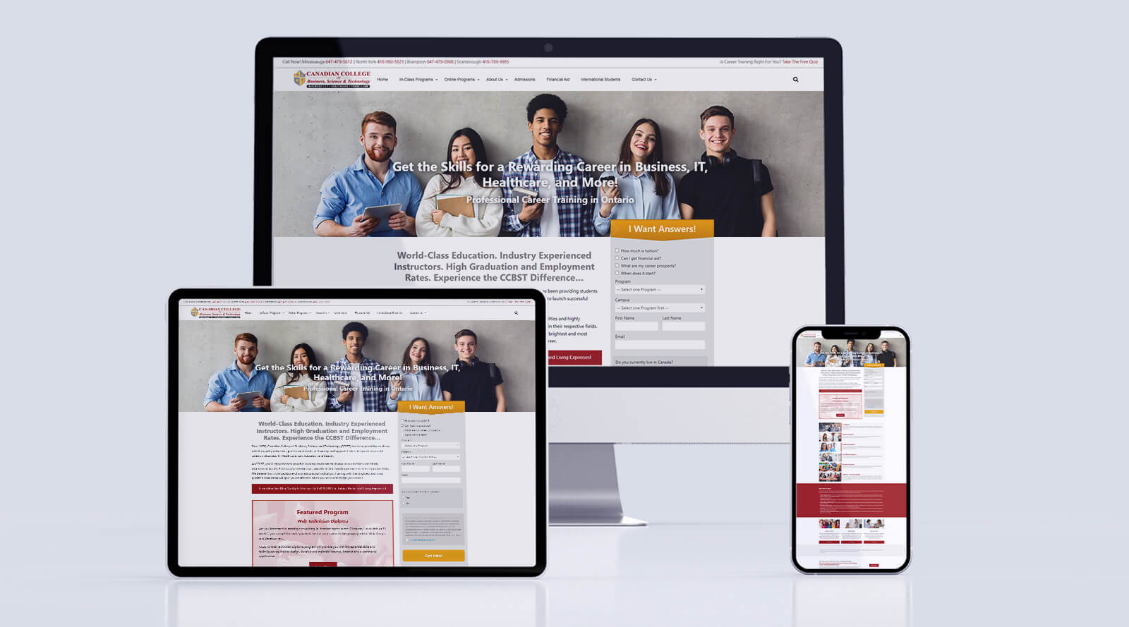 CCBST Tailored Web Development By Windzoon