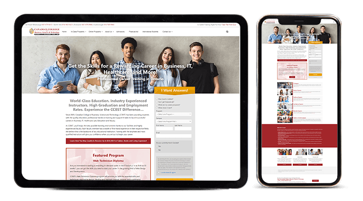 CCBST Tailored Web Development By Windzoon